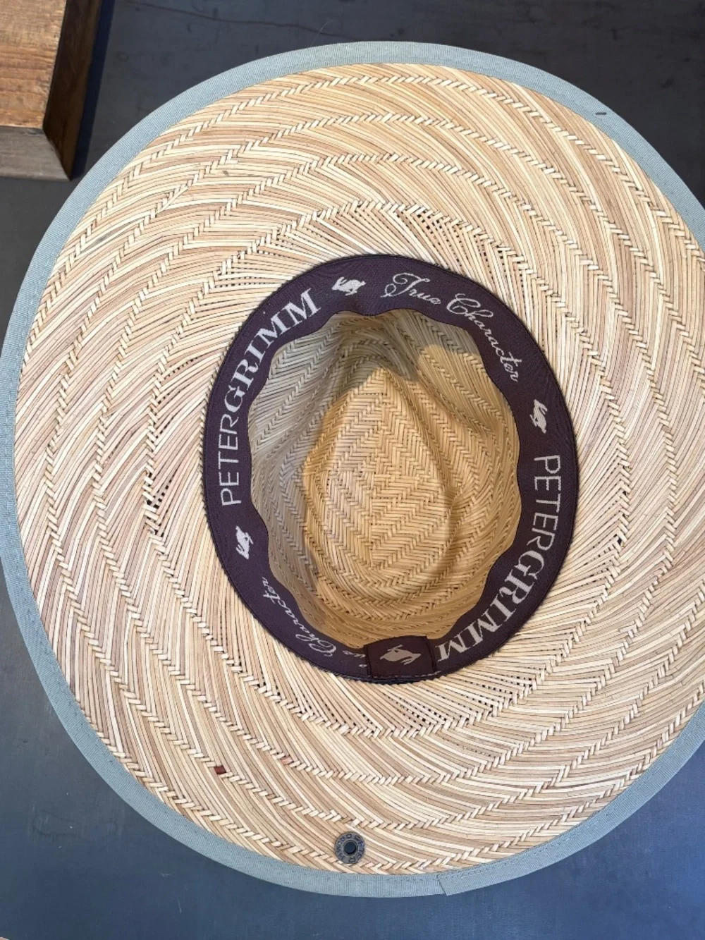 NWT Peter Grimm “Conker” Straw Hat - One Size - Natural - UV Protection